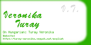 veronika turay business card